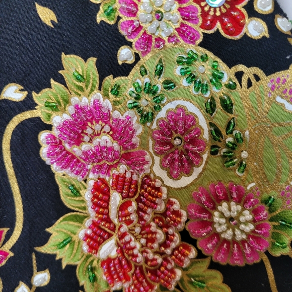 Handmade Beaded Pinup Style Dress, VGUC, Size M - Picture 3 of 6